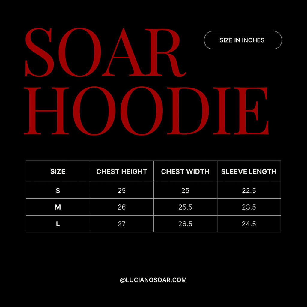 Soar Script Hoodie
