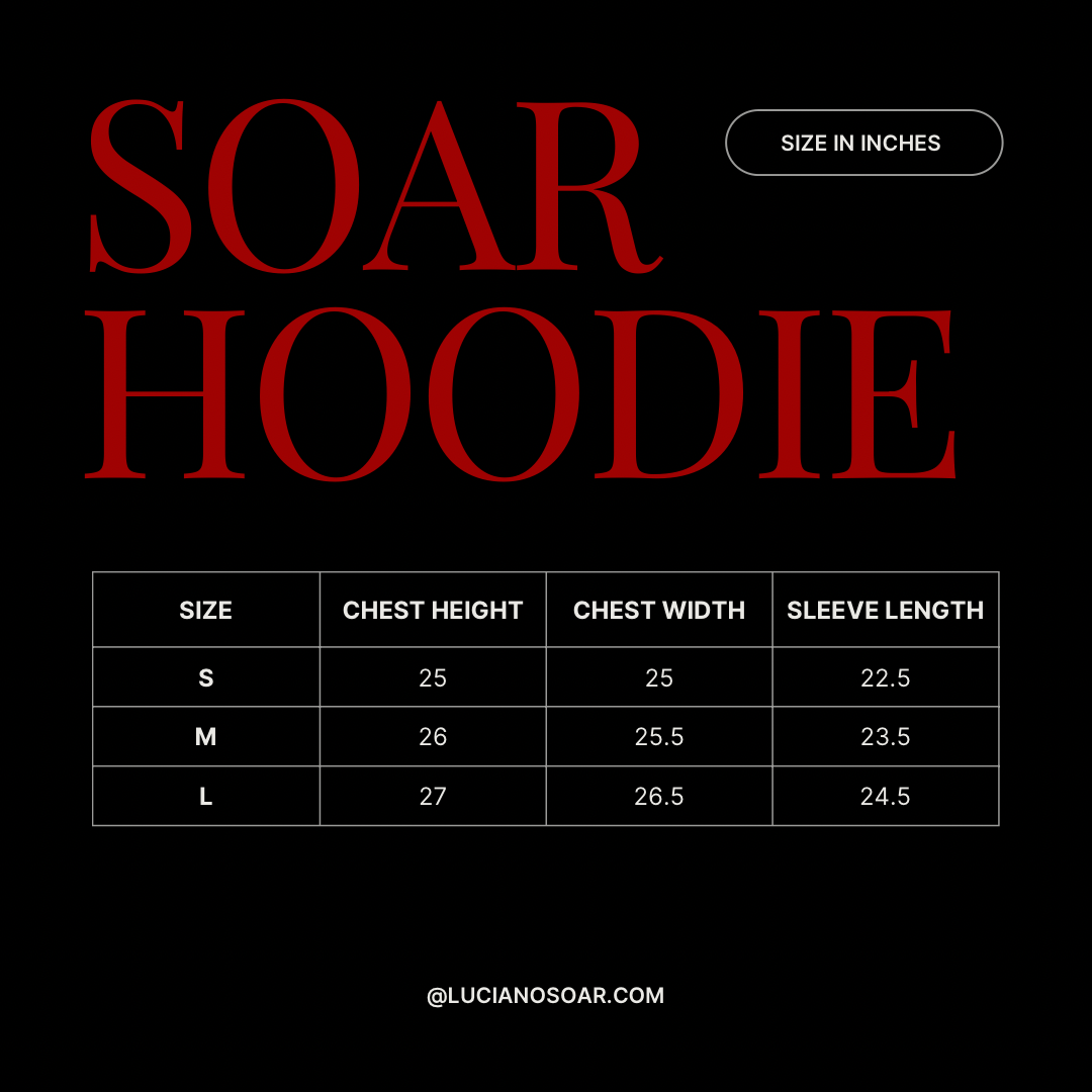 Soar Script Hoodie